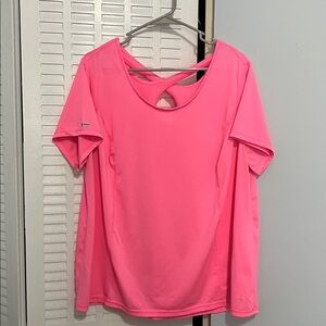 Danskin Now Women's Size 2X Pink Activewear Top